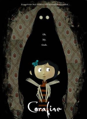 P&oacute;ster de Coraline